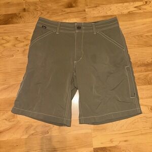 Kuhl Mens Hiking Shorts Lightweight Utility Outdoor‎ Casual Gray Size 34